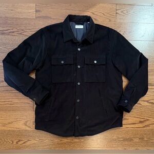 Men's Black Shirt Jacket
